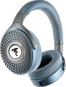 Стерео слушалки Focal AZURYS, сини на цвят, меки наглавие, кръгли перфорирани тапи, централен лого