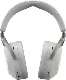 Trådløse Bluetooth-hodetelefoner Aventho 300 grå, frontvisning, polstret hodebøyle, sirkulære øreklokker, justerbare metallbøyler
