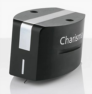 Clearaudio Charisma vinil toca-discos, preto e prateado, visão em três quartos da frente esquerda