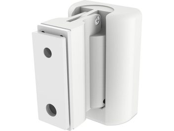 Supporto per diffusore Cavus CMDH150 bianco rettangolare in plastica o metallo, fessura verticale frontale, base larga