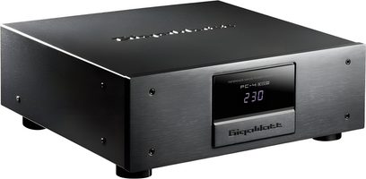 Condizionatore di rete GigaWatt PC-4 EVO+, chassis nero con frontale in alluminio spazzolato e display digitale