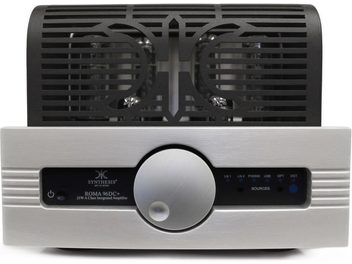 Rørforstærker hi-fi Synthesis Art In Music Roma 96DC+ alu sølv, frontpanel, sort gitter, 2 store rør