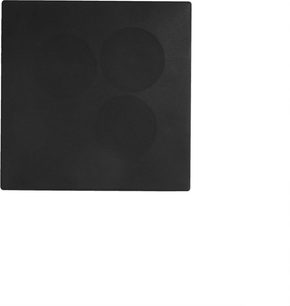 Inbouw wandluidspreker Canton Atelier InWall 3 hoogglans zwart, discreet vierkant zwart frontpaneel