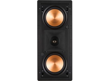 Klipsch PRO-250RPW LCR stačiakampis sieninis garsiakalbis, juodas, 2 variniu dengti garsiakalbiai, 1 centrinis aukštųjų dažnių garsiakalbis