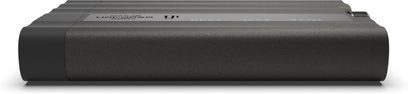 Convertitore audio DAC portatile iFi Audio xDSD Gryphon nero, compatto chassis in metallo vista laterale