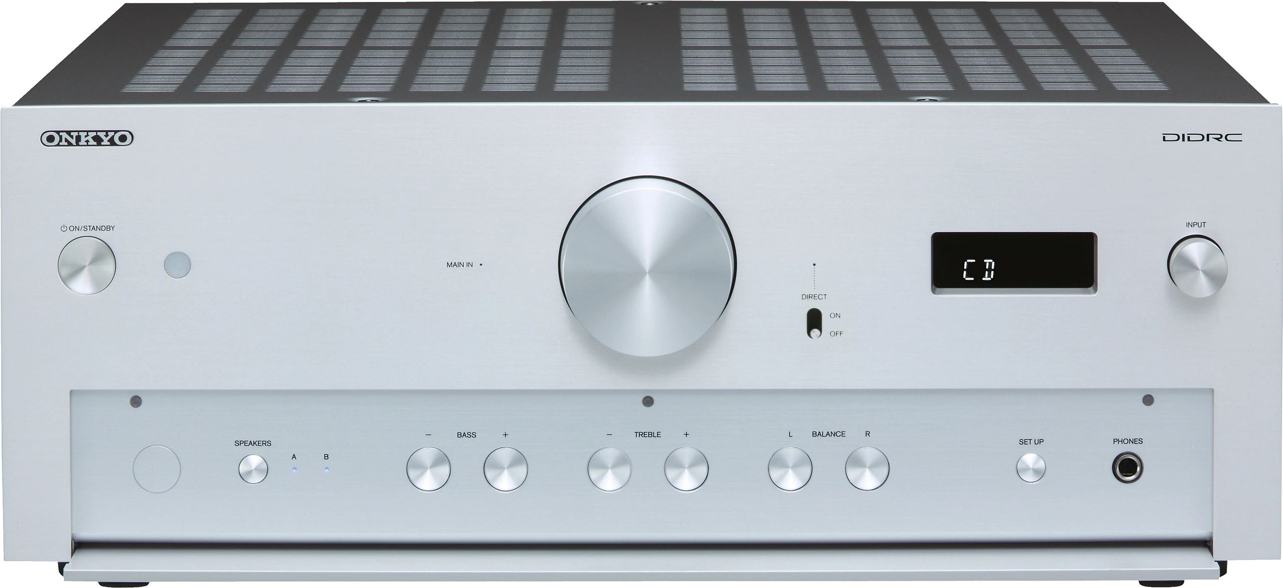 Onkyo A-9070 silver - Stereo solid-state hi-fi integrated