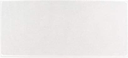 Diffusore acustico da incasso a muro Klipsch THX-502-L, griglia rettangolare bianca in metallo forato, vista frontale