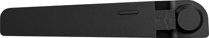 Audiofil bærbar afspiller Hifiman R2R2000 sort set fra siden, kontrolhjul, hovedtelefonstik og USB-port synlige