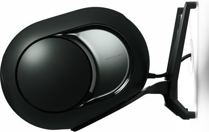 Uchwyt ścienny do głośnika DEVIALET Gecko dla Phantom Ultimate 108 dB, metal w wykończeniu Deep Forest, widok z boku