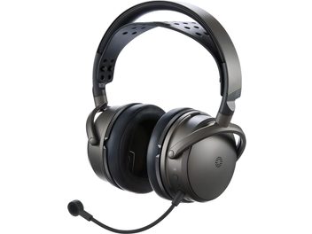 Audeze Maxwell 2 Xbox dark grey wireless gaming headset with perforated headband and detachable boom microphone