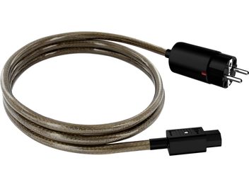 C13L захранващ кабел EAT Essential Audio Tools с дължина 1,5 м, конектори IEC и Schuko, оплетен меден кабел