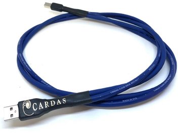 Cavo USB Cardas Clear High Speed, 1 metro, connettori USB tipo A e tipo B, guaina blu