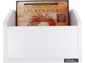 Ahşap kutu, açık kapağıyla kırmızı bir ejderha gravürü ve "THE MISEDUCATION OF LAURYN HILL" yazısını gösteriyor