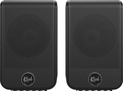 Casse surround Klipsch Surr 100 nere, set di due diffusori compatti con pannello frontale traforato