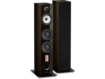 Floorstanding Lautsprecher Triangle Antal 40th Anniversary Serie EZ Palisanderholz santos lackiert, Frontansicht, dunkles gemasertes Holz