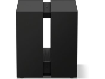 Sony BRAVIA Theatre Sub 9 svart rektangulær subwoofer med vertikal sentral åpning sett forfra