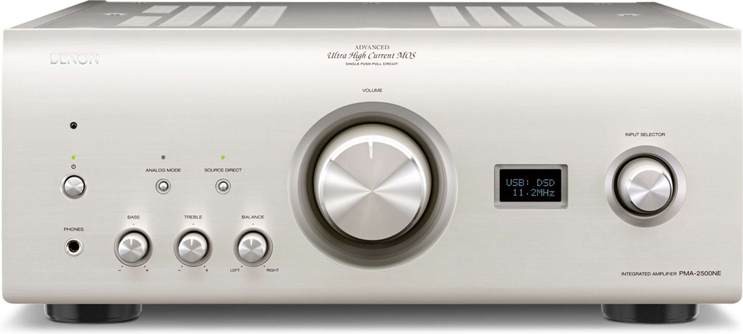 Denon PMA-2500NE silver - Stereo solid-state hi-fi integrated