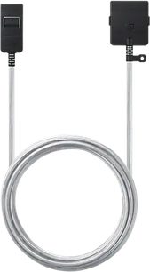 Samsung VG-SOCA05/RU digitalt optisk kabel, sorte stik, grå oprullet kabel, set forfra