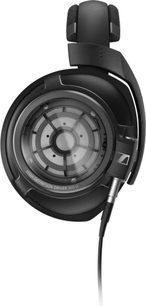 Sennheiser HD820 closed-back headphones, black, transparent ear cups, padded headband, left side view