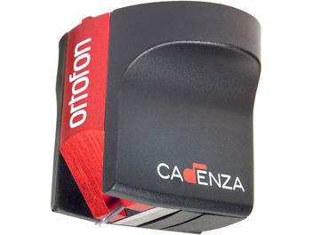 Ortofon Cadenza Red vinilinės plokštelės adata savo atidarytoje pakuotėje, juodas korpusas, deimantinė adata
