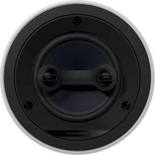 Głośnik do zabudowy Bowers & Wilkins CCM663SR, centralny tweeter, głośnik peryferyjny, czarna maskownica