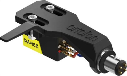 Helipea Ortofon VNL DANCE ON mustal matil SH-2 headshell’il, metallist ja plastist, hoova ja kruvidega, 5-kontaktilise pistikuga