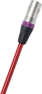 Analog XLR-lydkabel QED Reference XLR 40 3M rød og sort med forsølvede XLR-stik i hver ende