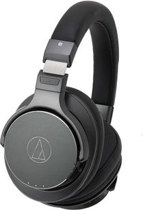 Audio Technica ATH-DSR7BT offener HiFi-Kopfhörer in schwarz, Seitenansicht, gepolsterter Kopfbügel, ovale Ohrmuscheln, Touch-Bedienelemente