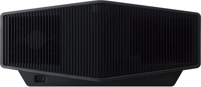 Sony VPL-XW5000ES svart videoprojektor, forfra, rektangulær form, svart grill på forsiden