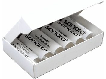 Карта за разширяване Sonoro AKKU LSD за висококачествена електроника, бяла правоъгълна картонена кутия, перспективен изглед отгоре