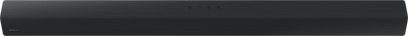 Samsung soundbar HW-B450/ZF sort, set forfra, aflang rektangulær form, sort gitter på forsiden
