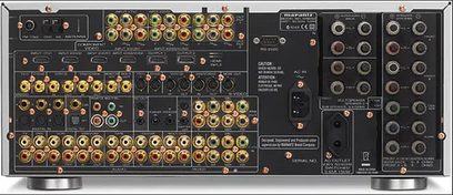 Marantz SR-8002 hjemmebiograf-forstærker, set bagfra