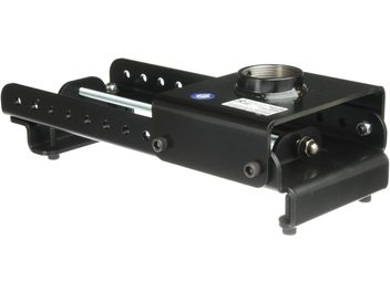Support pour vidéo-projecteur Chief CMA360 en métal noir avec plusieurs trous, vis, écrous, tiges cylindriques et filetage circulaire