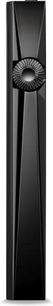 Audiofil musikafspiller Astell&Kern SP3000 i sort, set forfra, med en forlænget, lodret rektangulær form og en central, rund skærm